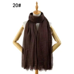 Foulard Uni En Viscose Coloris Mix -Accessoires De Mode pdtimg 4998956hd