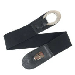 Ceinture En élastique Avec Fermeture Boucle En Crochet -Accessoires De Mode pdtimg 4999801hd
