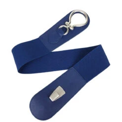 Ceinture Matériau élastiqué Avec Boucle Centrale Argent -Accessoires De Mode pdtimg 4999839hd