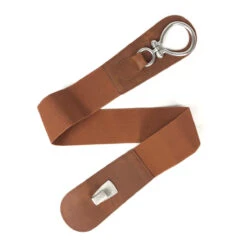 Ceinture Matériau élastiqué Avec Boucle Centrale Argent -Accessoires De Mode pdtimg 4999840hd