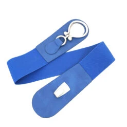 Ceinture Matériau élastiqué Avec Boucle Centrale Argent -Accessoires De Mode pdtimg 4999842hd