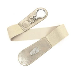 Ceinture Matériau élastiqué Avec Boucle Centrale Argent -Accessoires De Mode pdtimg 4999844hd
