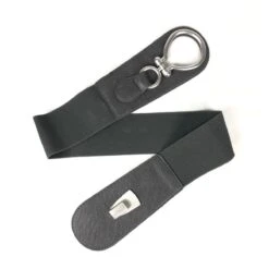 Ceinture Matériau élastiqué Avec Boucle Centrale Argent -Accessoires De Mode pdtimg 4999845hd