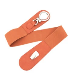 Ceinture Matériau élastiqué Avec Boucle Centrale Argent -Accessoires De Mode pdtimg 4999849hd