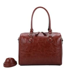 Sac En Cuir Synthétique De Style Cabas Fermé à Glissière -Accessoires De Mode pdtimg 5001065hd