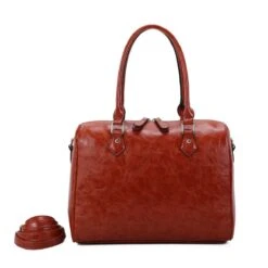 Sac En Cuir Synthétique De Style Cabas Fermé à Glissière -Accessoires De Mode pdtimg 5001069hd