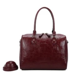 Sac En Cuir Synthétique De Style Cabas Fermé à Glissière -Accessoires De Mode pdtimg 5001079hd