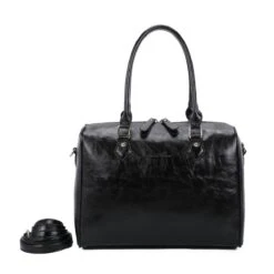 Sac En Cuir Synthétique De Style Cabas Fermé à Glissière -Accessoires De Mode pdtimg 5001082hd