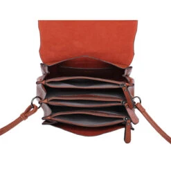 Sac Besace à Rabat Aimant Et 3 Poches Intérieures Zippées -Accessoires De Mode pdtimg 5001143hd