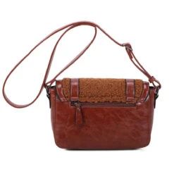 Sac Porté En Bandoulière Bimatière Et Rabat à Fermoir -Accessoires De Mode pdtimg 5001208hd