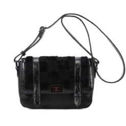 Sac Porté En Bandoulière Bimatière Et Rabat à Fermoir -Accessoires De Mode pdtimg 5001214hd