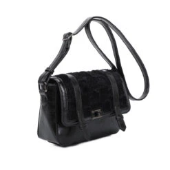 Sac Porté En Bandoulière Bimatière Et Rabat à Fermoir -Accessoires De Mode pdtimg 5001215hd