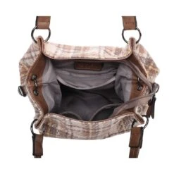 Sac Porté épaule Bimatière Zippé Avec Deux Poignées -Accessoires De Mode pdtimg 5001255hd