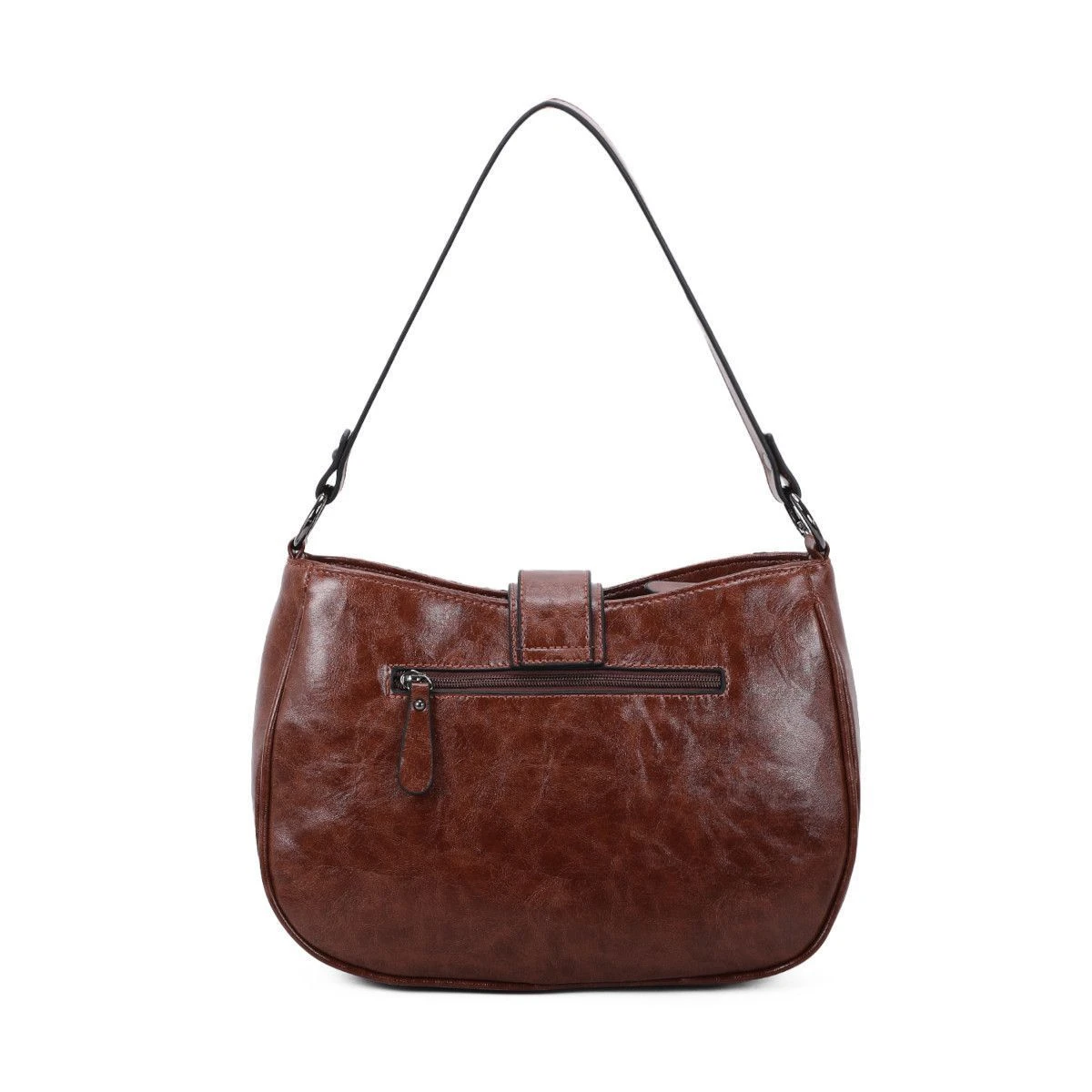 Sac à Main Bimatière Zippé Et Patte à Bouton Magnétique 11 Sac à Main Bimatière Zippé Et Patte à Bouton Magnétique – Image 9