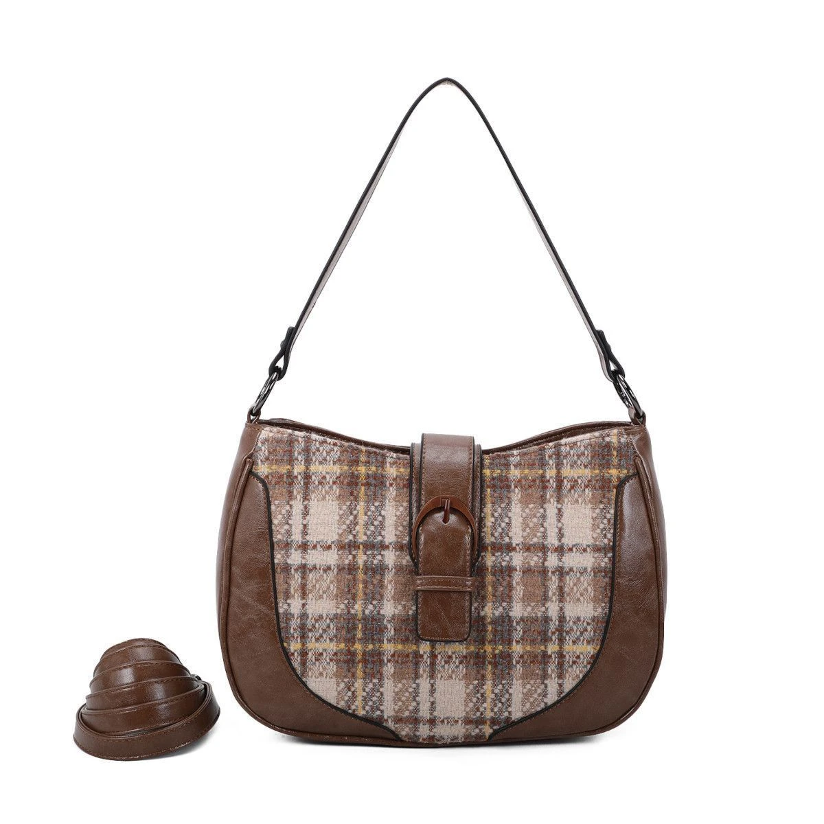 Sac à Main Bimatière Zippé Et Patte à Bouton Magnétique 17 Sac à Main Bimatière Zippé Et Patte à Bouton Magnétique – Image 15