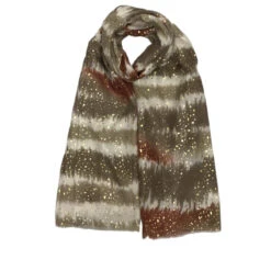 Écharpe Rectangle à Rayures Tie-dye Avec Des Paillettes Coloris MIX -Accessoires De Mode pdtimg 5001457hd