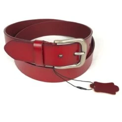 Ceinture Classique Cuir Véritable Avec Boucle Ardillon Argentée -Accessoires De Mode pdtimg 5002920hd