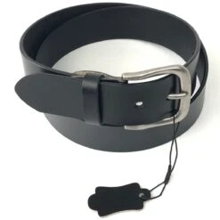Ceinture Classique Cuir Véritable Avec Boucle Ardillon Argentée -Accessoires De Mode pdtimg 5002924hd