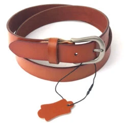 Ceinture Construction En Cuir équipée D'une Boucle Ardillon -Accessoires De Mode pdtimg 5002931hd