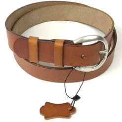 Ceinture En Cuir Dotée D'une Boucle Ardillon à 2 Passants -Accessoires De Mode pdtimg 5002942hd
