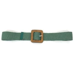 Ceinture En Paille Tressée Et Une Boucle Carrée En Bois -Accessoires De Mode pdtimg 5002980hd