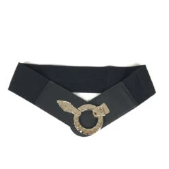 Ceinture élastique Avec Simili à Fermoir Anneau Argenté -Accessoires De Mode pdtimg 5003007hd