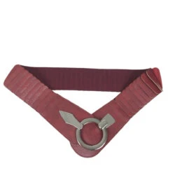 Ceinture De Hanche élastique Large à Fermoir Anneau Argent -Accessoires De Mode pdtimg 5003026hd