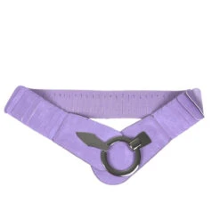 Ceinture De Hanche élastique Large à Fermoir Anneau Argent -Accessoires De Mode pdtimg 5003032hd