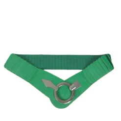 Ceinture De Hanche élastique Large à Fermoir Anneau Argent -Accessoires De Mode pdtimg 5003037hd