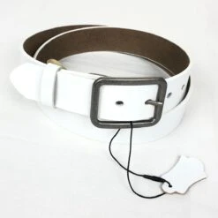 Ceinture Réalisée En Cuir Lisse Et Souple Coloris Uni -Accessoires De Mode pdtimg 5003044hd