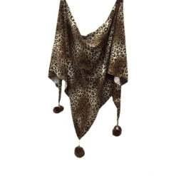 Écharpe Triangle à Imprimé Léopard Avec 3 Pompons Coloris MIX 9 Écharpe Triangle à Imprimé Léopard Avec 3 Pompons Coloris MIX -Accessoires De Mode pdtimg 5003364hd