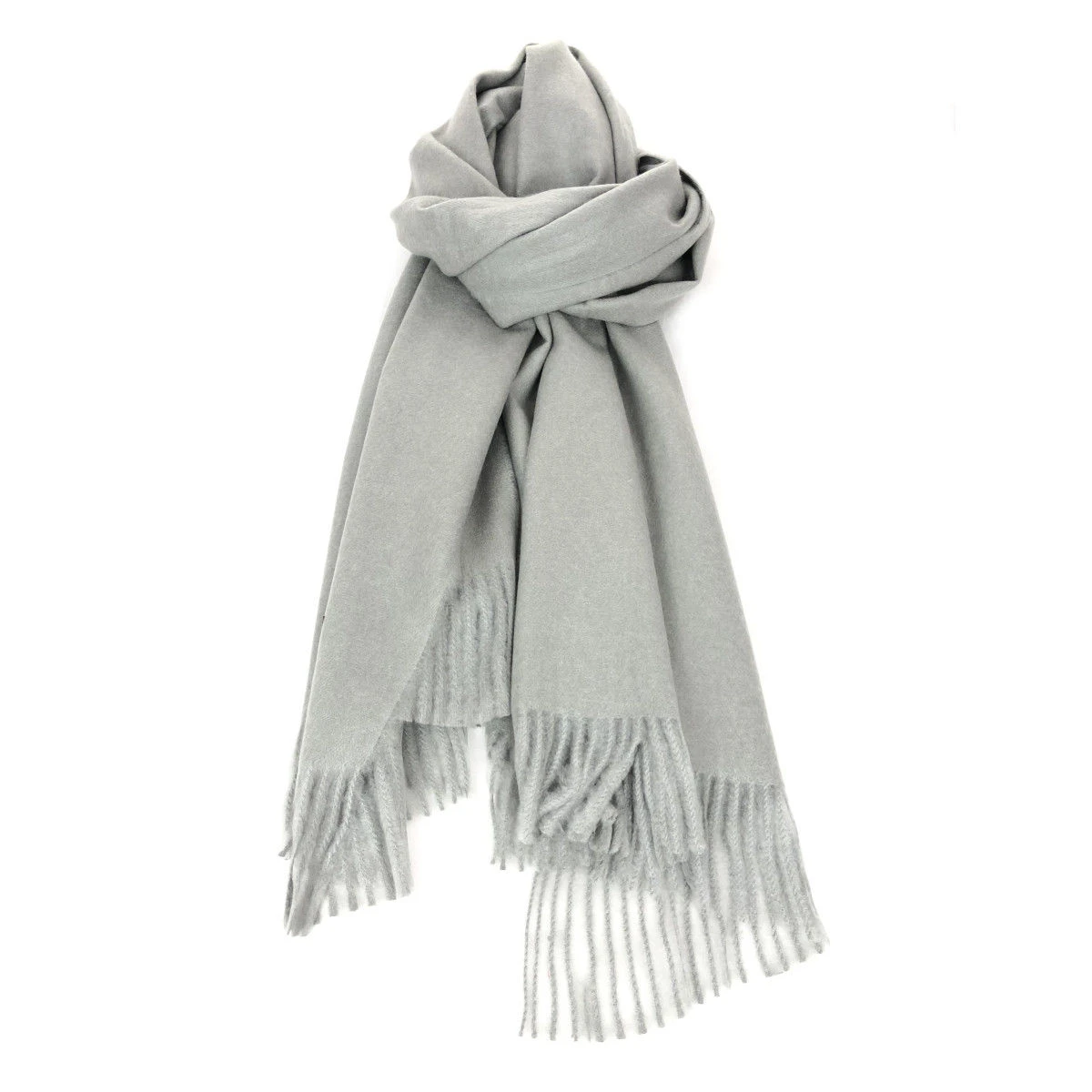 Écharpe Laine Et Cachemire Avec Des Bords Frangés 14 Écharpe Laine Et Cachemire Avec Des Bords Frangés – Image 12