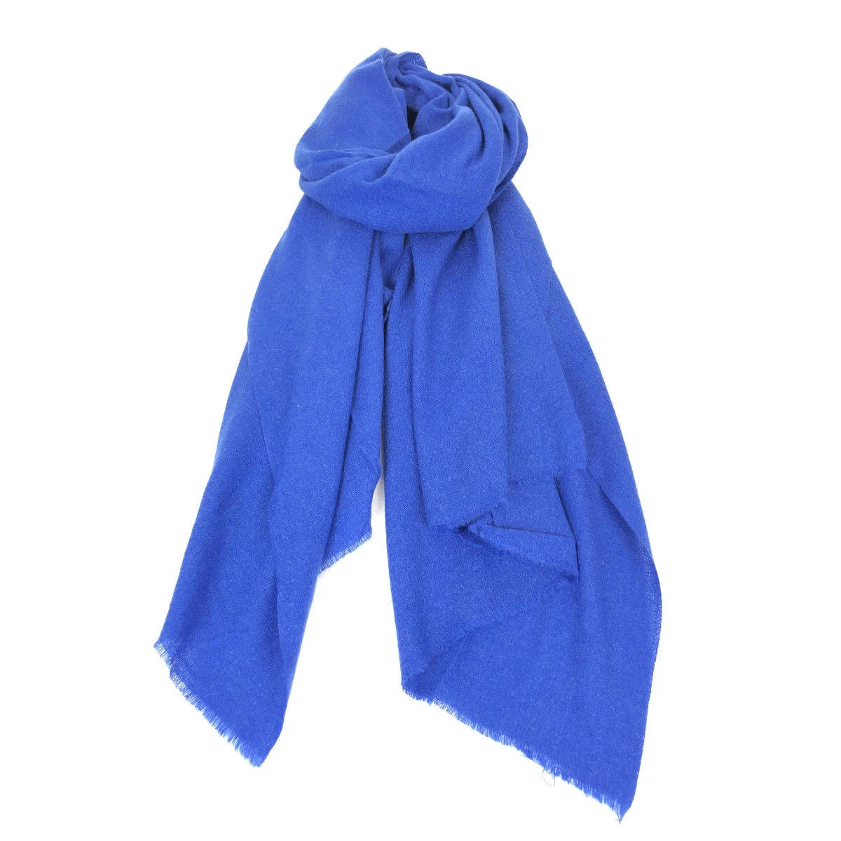 Écharpe Unie Légère En Laine Mélangée Avec Cachemire 8 Écharpe Unie Légère En Laine Mélangée Avec Cachemire – Image 6