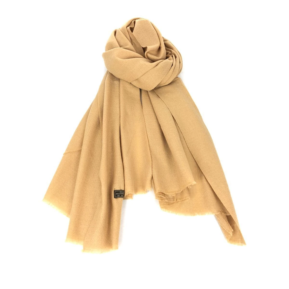 Écharpe Unie Légère En Laine Mélangée Avec Cachemire 9 Écharpe Unie Légère En Laine Mélangée Avec Cachemire – Image 7