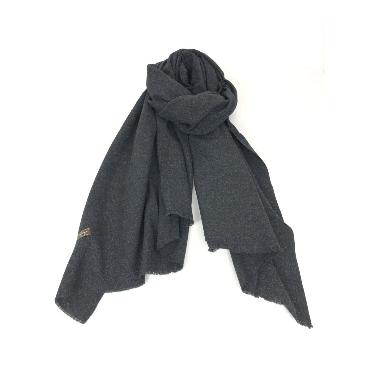 Écharpe Unie Légère En Laine Mélangée Avec Cachemire 12 Écharpe Unie Légère En Laine Mélangée Avec Cachemire – Image 10