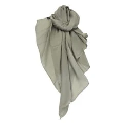 Foulard Uni Soyeux Avec Un Mélange De Viscose Et Soie -Accessoires De Mode pdtimg 5004446hd