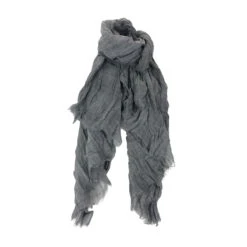 Foulard Fabriquée à Partir Du Coton Et Lin Unicolore -Accessoires De Mode pdtimg 5004459hd