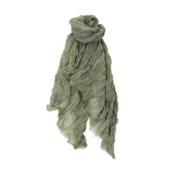 Foulard Fabriquée à Partir Du Coton Et Lin Unicolore -Accessoires De Mode pdtimg 5004460hd