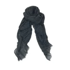 Foulard Fabriquée à Partir Du Coton Et Lin Unicolore -Accessoires De Mode pdtimg 5004461hd