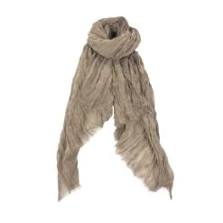 Foulard Fabriquée à Partir Du Coton Et Lin Unicolore -Accessoires De Mode pdtimg 5004464hd