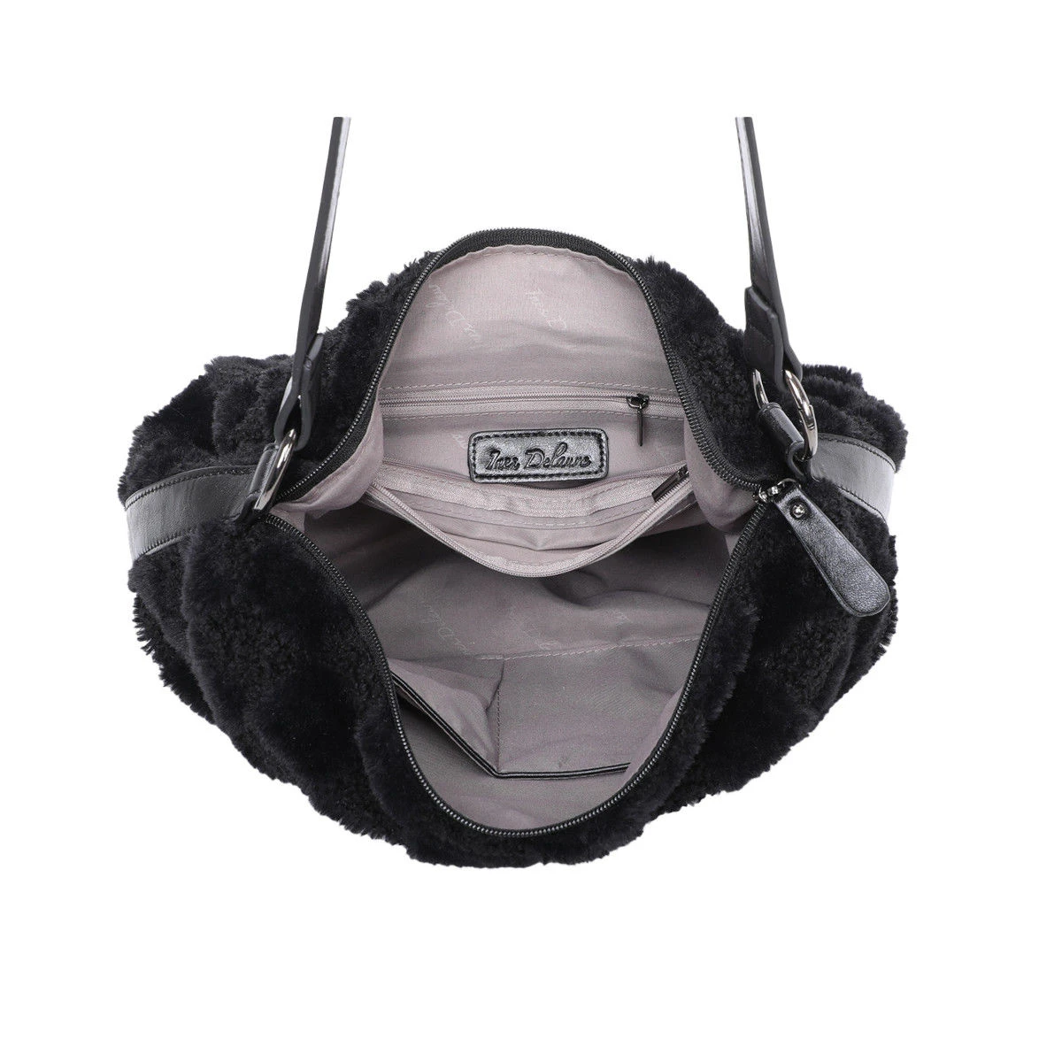 Sac à Main Fausse Fourrure Orné De Motifs Avec Carreaux 12 Sac à Main Fausse Fourrure Orné De Motifs Avec Carreaux – Image 10