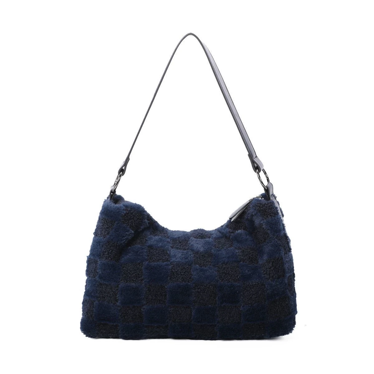 Sac à Main Fausse Fourrure Orné De Motifs Avec Carreaux 15 Sac à Main Fausse Fourrure Orné De Motifs Avec Carreaux – Image 13