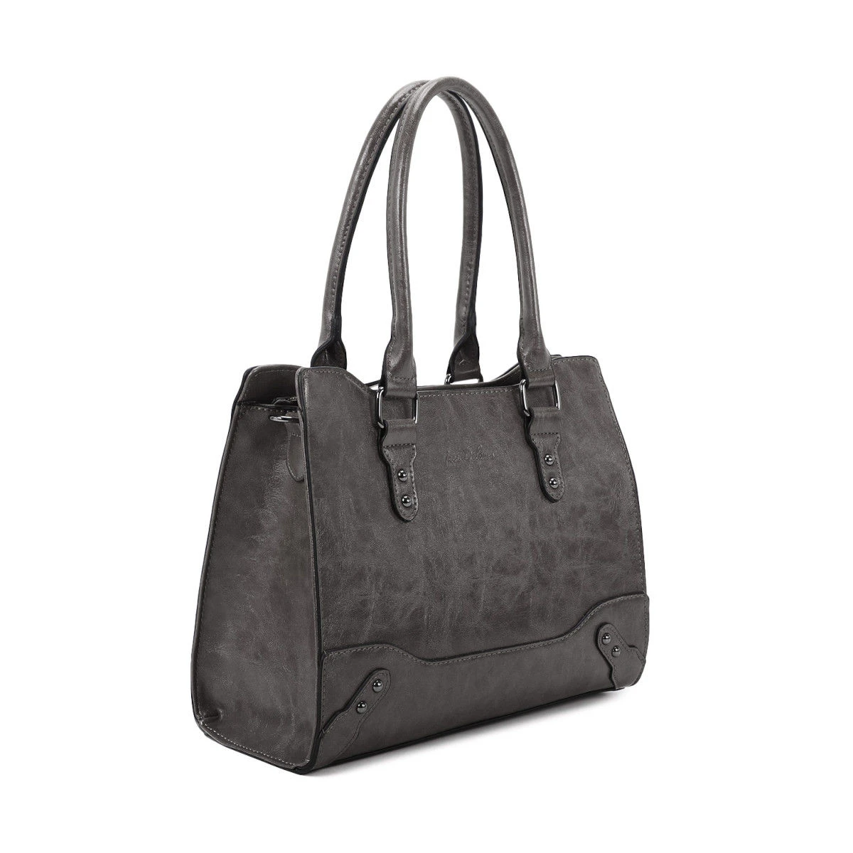 Sac Cabas Zippé En Simili Cuir Avec Deux Poignées 13 Sac Cabas Zippé En Simili Cuir Avec Deux Poignées – Image 12