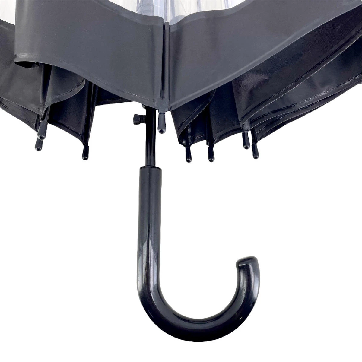 Parapluie Canne Transparent 8 Baleines I LOVE ❤️ PARIS 6 Parapluie Canne Transparent 8 Baleines I LOVE ❤️ PARIS – Image 4