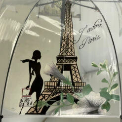 Parapluie Canne Transparent 8 Baleines Motif Monuments De Paris 11 Parapluie Canne Transparent 8 Baleines Motif Monuments De Paris -Accessoires De Mode pdtimg 5005779hd