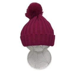 Assortiment Bonnet Doublé Fourrure à Torsades Et Pompon -Accessoires De Mode pdtimg 5007644hd
