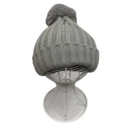 Assortiment Bonnet Doublé Fourrure à Torsades Et Pompon -Accessoires De Mode pdtimg 5007646hd