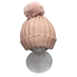 Assortiment Bonnet Doublé Fourrure à Torsades Et Pompon -Accessoires De Mode pdtimg 5007651hd