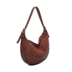 Sac Porté épaule Bimatière En Simili Cuir Grainé Et Suède 29 Sac Porté épaule Bimatière En Simili Cuir Grainé Et Suède -Accessoires De Mode pdtimg 5008361hd