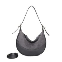 Sac Porté épaule Bimatière En Simili Cuir Grainé Et Suède 32 Sac Porté épaule Bimatière En Simili Cuir Grainé Et Suède -Accessoires De Mode pdtimg 5008364hd